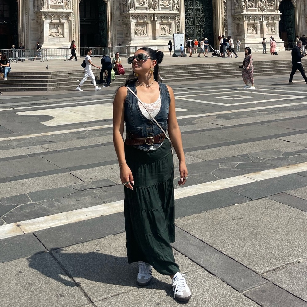 Green Brandy Melville Long Skirt